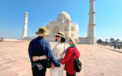 same day taj mahal tour by car - agra taj city tour happy clients